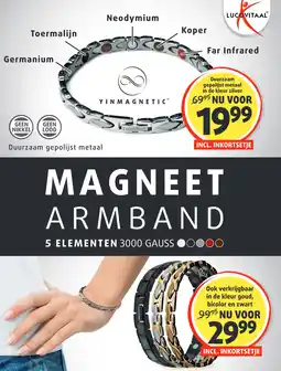 Lucovitaal MAGNEET ARMBAND aanbieding