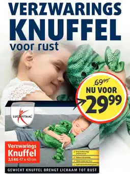 Lucovitaal VERZWARINGS KNUFFEL voor rust aanbieding