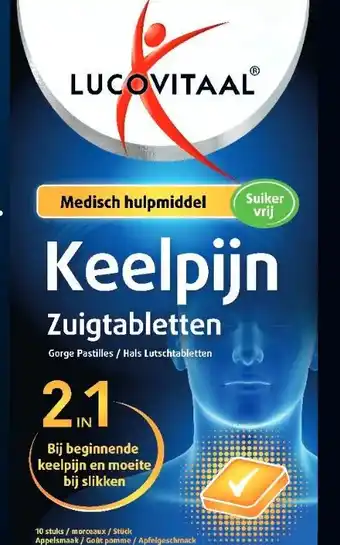 Lucovitaal Keelpijn Zuigtabletten aanbieding