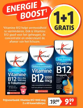 Lucovitaal ENERGIE BOOST¹ aanbieding