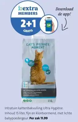 Intratuin Intratuin kattenbakvulling Ultra Hygiëne. aanbieding