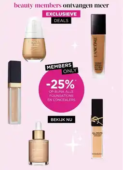 ICI Paris XL OP BIJNA ALLE FOUNDATIONS EN CONCEALERS aanbieding