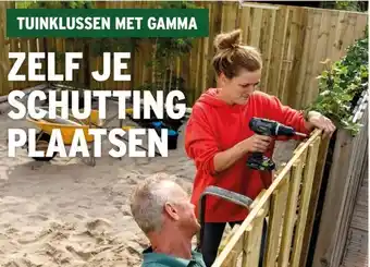 GAMMA TUINKLUSSEN MET GAMMA aanbieding