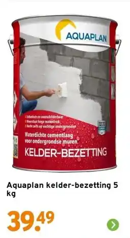 GAMMA Aquaplan kelder-bezetting 5 kg aanbieding