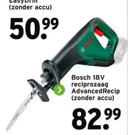 GAMMA Bosch 18V reciprozaag Advanced Recip (zonder accu) aanbieding