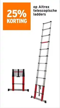 GAMMA op Altrex telescopische ladders aanbieding