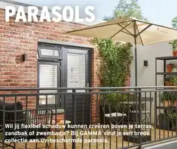 GAMMA PARASOLS aanbieding