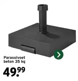 GAMMA Parasolvoet beton 35 kg aanbieding