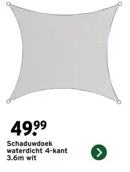 GAMMA Schaduwdoek waterdicht aanbieding