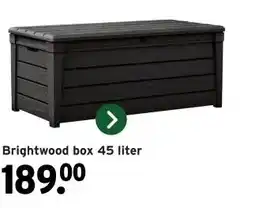 GAMMA Brightwood box 45 liter aanbieding