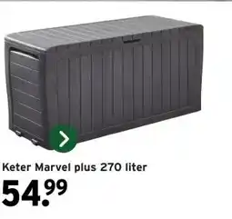 GAMMA Keter Marvel plus 270 liter aanbieding