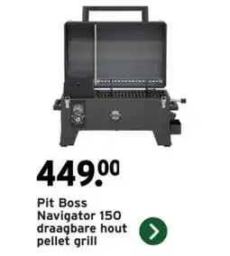 GAMMA Pit Boss Navigator 150 draagbare hout pellet grill aanbieding