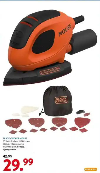 Kluswijs BLACK+DECKER MOUSE aanbieding