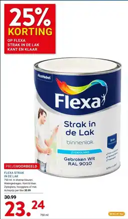 Kluswijs FLEXA STRAK IN DE LAK aanbieding