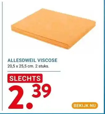 Kluswijs ALLESDWEIL VISCOSE aanbieding