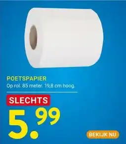 Kluswijs POETSPAPIER aanbieding