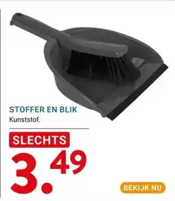 Kluswijs STOFFER EN BLIK aanbieding