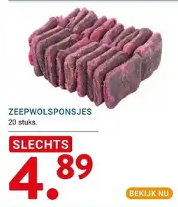 Kluswijs ZEEPWOLSPONSJES aanbieding