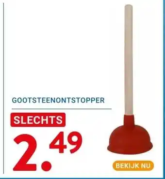 Kluswijs GOOTSTEENONTSTOPPER aanbieding