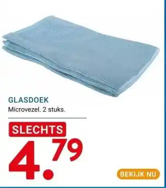 Kluswijs GLASDOEK aanbieding