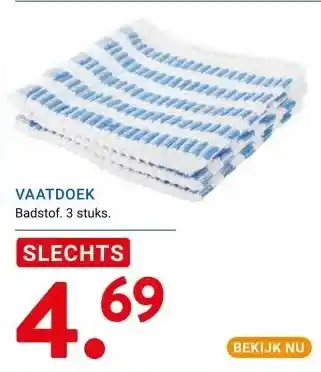 Kluswijs VAATDOEK aanbieding