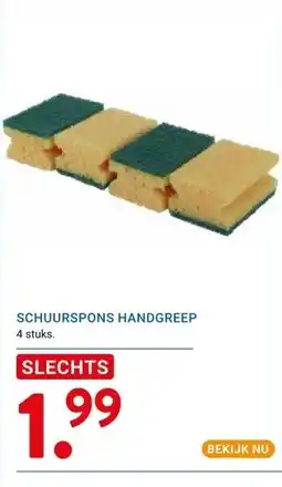 Kluswijs SCHUURSPONS HANDGREEP aanbieding