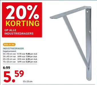 Kluswijs INDUSTRIEDRAGER aanbieding