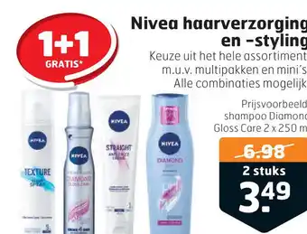 Trekpleister Nivea haarverzorging en -styling Kouzo uit bot holo accortimont aanbieding