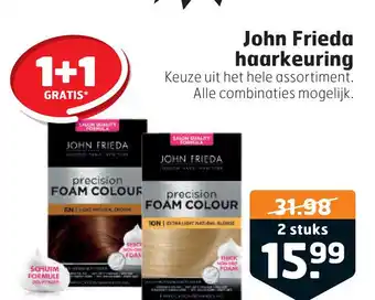 Trekpleister John Frieda haarkeuring aanbieding