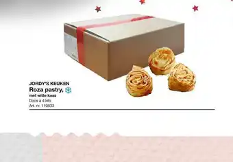 Bidfood Jordy's Keuken Roza Pastry, Met Witte Kaas aanbieding