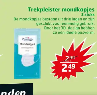 Trekpleister Trekpleister mondkapjes aanbieding