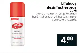 Trekpleister Lifebuoy desinfectiespray aanbieding