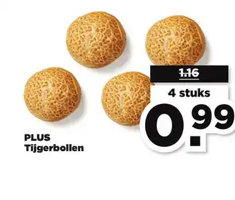 PLUS Plus Tijgerbollen aanbieding