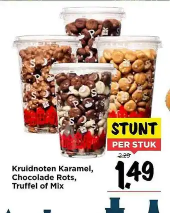 Vomar Voordeelmarkt Kruidnoten Karamel, Chocolade Rots, Truffel Of Mix aanbieding