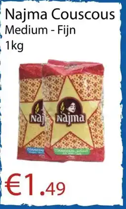 Tanger Markt Najma Couscous Zidney aanbieding