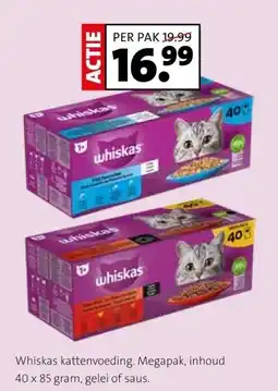 Intratuin Whiskas kattenvoeding. Megapak, inhoud aanbieding