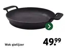 GAMMA Wok gietijzer aanbieding