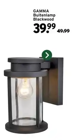 GAMMA GAMMA Buitenlamp Blackwood aanbieding