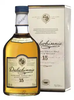 Gall & Gall Dalwhinnie 15 Years 70CL Whisky aanbieding