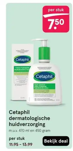 Etos Cetaphil dermatologische huidverzorging aanbieding