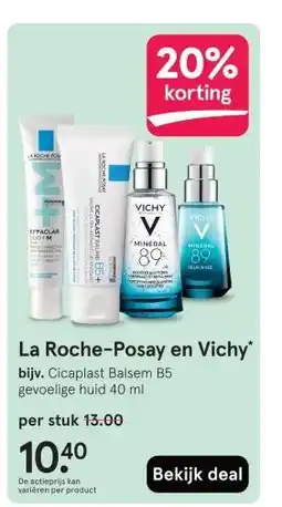 Etos La Roche-Posay en Vichy' aanbieding