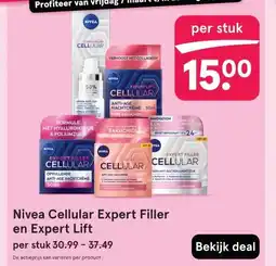 Etos Nivea Cellular Expert Filler en Expert Lift aanbieding