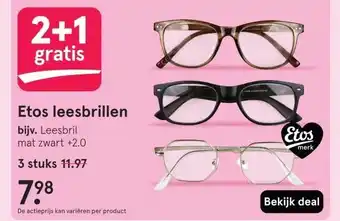 Etos Etos leesbrillen aanbieding