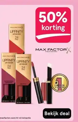 Etos Max Factor Lipfinity aanbieding