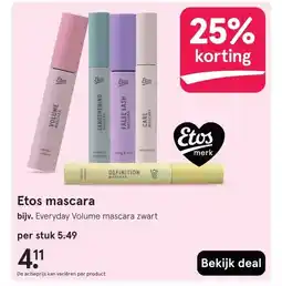 Etos Etos mascara aanbieding