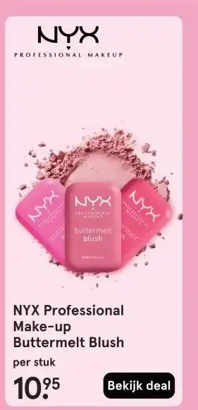 Etos NYX Professional Make-up Buttermelt Blush aanbieding