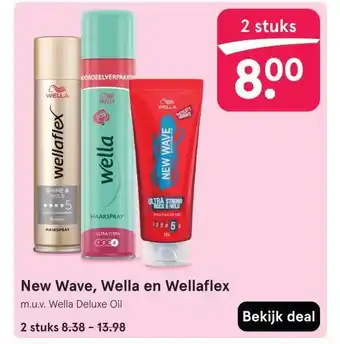 Etos New Wave, Wella en Wellaflex aanbieding