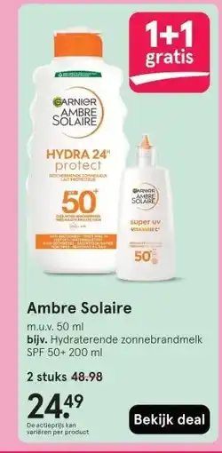 Etos Ambre Solaire aanbieding