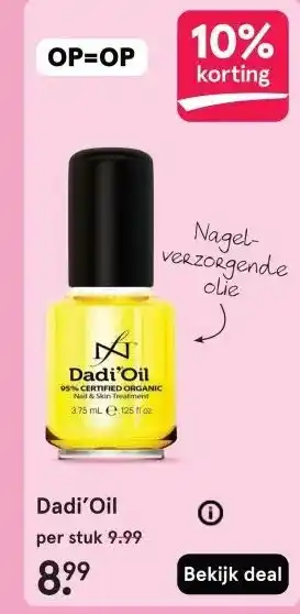 Etos Dadi'Oil aanbieding