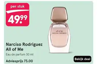 Etos Narciso Rodriguez All of Me aanbieding